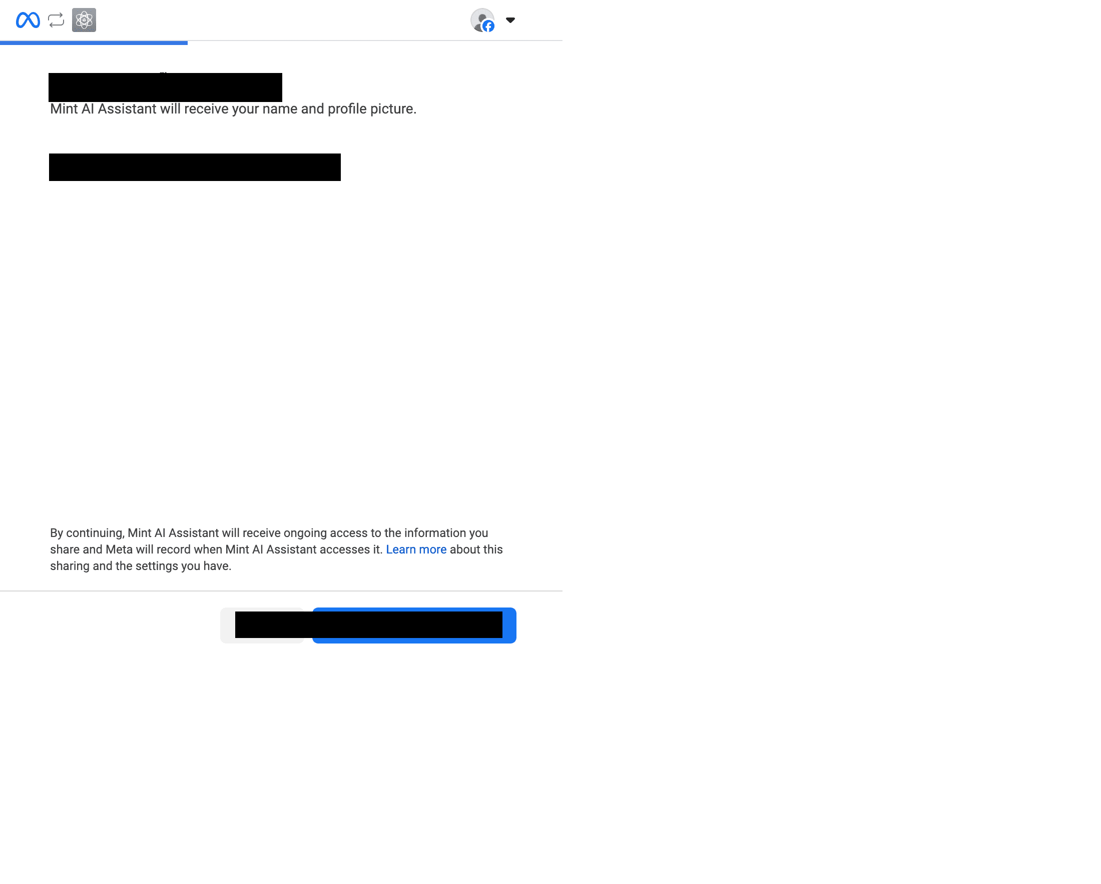 OAuth approve dialog